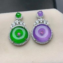 #玉石天然緬甸翡翠藍紫種老卡5圓珠項鏈108顆 和田玉 玉石 文玩 -5563 歷史價格詳細信息