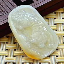 生肖虎翡翠吊墜 古玩 老物件 舊藏 -4726 歷史價格詳細信息