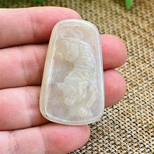 天然A貨緬甸翡翠冰種黃翡三腳金蟾裸石 歷史價格詳細信息