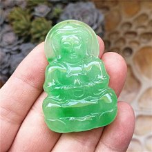 天然A貨翡翠玉觀音玉墜吊墜 陽綠玉觀音玉石吊墜男款 9143 歷史價格詳細信息
