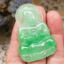 天然A貨翡翠玉觀音玉墜吊墜 陽綠玉觀音玉石吊墜男款 9143 歷史價格詳細信息