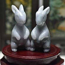 天然翡翠兔子手鏈18k金整體鑲嵌真金真鉆裸石無裂紋裸石雕刻的是可愛 翡翠 飾品 收藏【二手】【微淵古董】-4279 歷史價格詳細信息