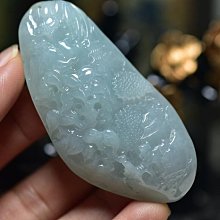 天然翡翠A貨玉石虎掛件生肖虎玉石藍水玉佩 歷史價格詳細信息