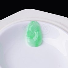 緬甸保真冰糯種陽綠翡翠玉佛吊墜A貨笑佛掛墜送證書女 歷史價格詳細信息