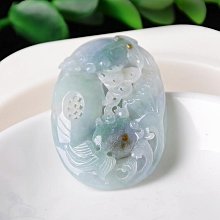 老坑冰糯種黃翡仕途順利掛件保真緬甸A貨翡翠項墜送證 歷史價格詳細信息