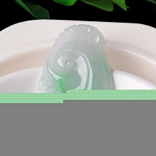 保真A貨翡翠四季豆玉墜老坑冰透晴水綠玉豆莢項墜送證 歷史價格詳細信息