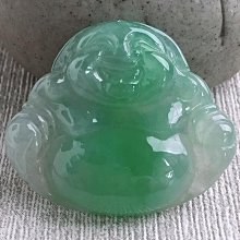 翡翠佛公吊墜彌勒佛  18k鑲嵌天然翡翠笑佛玉佛 歷史價格詳細信息