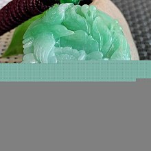 花開富貴翡翠手牌(已編織) 裸石尺寸長37.7*15.2*11.8裸石種老玉質細膩揭 翡翠 飾品 收藏【二手】【微淵古董】-4273 歷史價格詳細信息