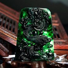 緬甸墨翠玉雕貔貅項鍊(12916) 歷史價格詳細信息