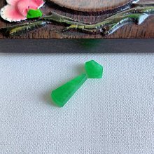 老坑陽綠翡翠水滴吊墜緬甸保真A貨冰糯種水滴穿石掛墜 歷史價格詳細信息
