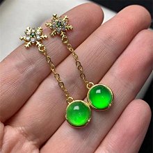 冰種辣陽綠蛋面尺寸12.6-8.4-5.1mm 克重:0.91g 翡翠 飾品 收藏【二手】【祈福閣】-588 歷史價格詳細信息