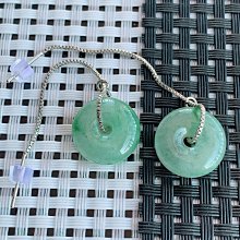 天然翡翠a冰糯飄花扣子一首走 和田玉 玉石 收藏 -864 歷史價格詳細信息