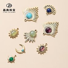 鈦晶鑲嵌吊墜 裸石鑲嵌鈦晶吊墜 歷史價格詳細信息