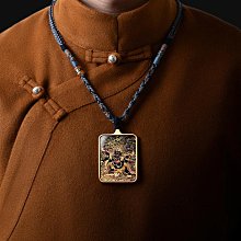 唐卡吊墜手繪佛牌十二生肖本命佛年守護神屬虎男女款情侶項鍊禮物~善緣閣 歷史價格詳細信息