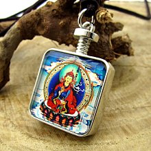 【雙面地藏菩薩滅定業真言】彩色圓形六字大明咒琉璃護身掛墜 直徑約 3.6cm 含項鍊 [71233] 歷史價格詳細信息