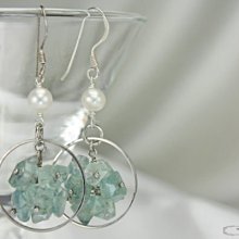 珍珠彩寶系列™-超特殊冰糖型天然海水藍寶+日本淡水珍珠純銀耳環-全球限量單一作品 價格比較,價格查詢,歷史價格詳細信息