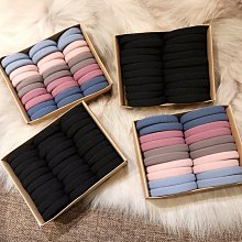 韓國黑色超彈力髮圈 無接縫髪繩 馬尾包頭髪束 無縫對接 加粗 打底髪束 基礎黑色彈性髮圈 不咬髮 黑色髮繩【鹿見小物】 歷史價格詳細信息