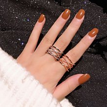 鏤空簡約個性戒指 ins冷淡風中性指環 鬆緊設計潮流時尚配件超值5件組 贈戒盒 Kiret 歷史價格詳細信息