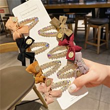 「由畫而生」髮夾結優雅仿珍珠劉海夾少女韓國東大門頂夾邊夾旅行髮卡鴨嘴夾子 歷史價格詳細信息