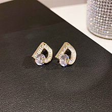 【真金電鍍】925銀針鋯石花朵方塊耳環韓國設計感輕奢耳環耳墜時尚鏤空耳飾女 歷史價格詳細信息