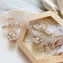 「由畫而生」精致髮飾女韓國網紅網紗蝴蝶結髮夾時尚水晶碎髮劉海邊夾旅行髮卡 歷史價格詳細信息