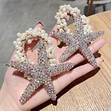 「由畫而生」髮飾女髮繩大山茶花珍珠髮圈馬尾半頭皮筋韓版新款旅行髮卡頭繩 歷史價格詳細信息