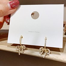 「由畫而生」蝴蝶結鑲鑽女氣質韓國個性簡約百搭網紅耳環少女短項鏈鎖骨鏈歐韓 歷史價格詳細信息