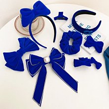 高級感 克萊因藍發夾 大號抓夾 女后腦勺盤發 洗澡發卡 網紅 鯊魚夾 頭飾 歷史價格詳細信息