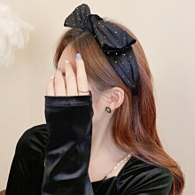 黑色植絨珍珠抓夾大號髮夾女後腦勺2023新款秋冬鯊魚夾高級感頭飾 歷史價格詳細信息