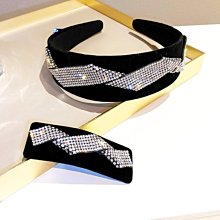 「由畫而生」歐美閃鑽一字劉海髮夾頭飾四件套百搭滿鑽網紅氣質邊夾髮飾女髮卡 歷史價格詳細信息