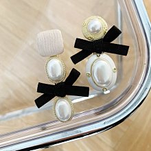 「由畫而生」日韓系夏季珍珠結髮夾彈簧夾髮卡千鳥格設計后腦勺飄帶頭飾髮飾女 歷史價格詳細信息