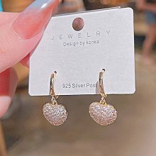 「由畫而生」超閃時尚滿鑽耳扣耳玎氣質百搭耳環韓國新款飾品網紅個性簡約耳飾 歷史價格詳細信息