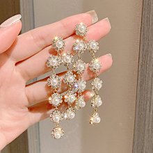 「由畫而生」925銀針鑲鑽水滴方形耳環韓國東大門個性高級鏤空耳墜氣質耳飾女 歷史價格詳細信息