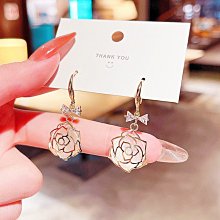 「由畫而生」韓國S925銀針少女心耳心粉色心形耳飾網紅時尚耳環水鑽耳墜 歷史價格詳細信息