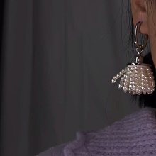 「由畫而生」法式復古白貝愛心戒指女開口氣質設計感食指戒子個性時尚名媛指環 歷史價格詳細信息