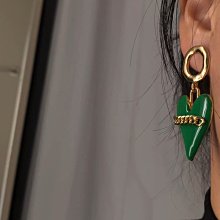 「由畫而生」項鏈耳環一體式連體掛脖個性簡約冷淡風流蘇女韓國氣質耳墜女歐韓 歷史價格詳細信息