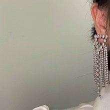 「由畫而生」不對稱夸張五角星耳環女2022新款潮長款流蘇氣質耳墜水晶珍珠耳飾 歷史價格詳細信息