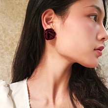 「由畫而生」港風復古夸張大氣蝴蝶結紫色鑽長款流蘇甜酷夏季耳環耳飾歐韓 歷史價格詳細信息