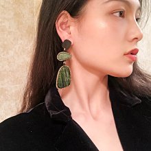 「由畫而生」歐美夸張度假風花朵流蘇長款大毛毛球女個性冷淡風耳釘耳環耳夾歐韓 歷史價格詳細信息