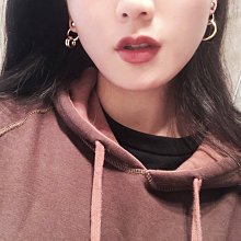 「由畫而生」金屬設計感小眾性冷淡風耳環女圓圈復古個性夸張長款耳環耳釘歐韓 歷史價格詳細信息