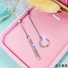 【熱賣精選】圓圈耳環女氣質長款珍珠水晶吊墜耳圈個性百搭耳釘耳飾耳墜 歷史價格詳細信息