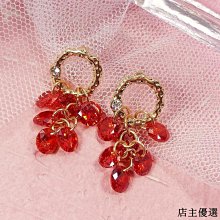 【熱賣精選】紅色耳環女長款流蘇耳墜圓臉顯瘦2021年新款潮高級感耳飾配飾品#胸針 #耳飾 #項鏈 歷史價格詳細信息