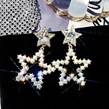 【熱賣精選】夸張五角星耳圈耳環女新款個性網紅氣質耳釘時尚圓圈耳飾 歷史價格詳細信息