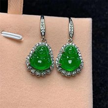 冰種辣陽綠蛋面尺寸12.6-8.4-5.1mm 克重:0.91g 翡翠 飾品 收藏【二手】【祈福閣】-588 歷史價格詳細信息