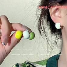 耳釘彩色陶瓷養耳洞耳釘簡約甜美可愛少女甜美耳飾睡覺免摘全瓷耳棒女 歷史價格詳細信息