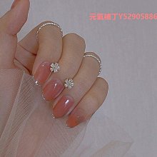 新款萬花筒耳環銀針鍍玫瑰金鑲鑽耳拍小眾設計小清新批 歷史價格詳細信息