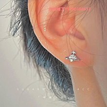 925銀針養耳洞四件套耳環女顯臉小耳針耳飾小眾設計感高級耳骨釘 歷史價格詳細信息