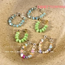 耳釘彩色陶瓷養耳洞耳釘簡約甜美可愛少女甜美耳飾睡覺免摘全瓷耳棒女 歷史價格詳細信息