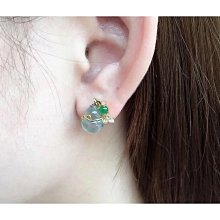 s925純銀天然綠松石耳釘簡約時尚通勤耳飾小清新日常百搭冷淡風凌雲閣綠松石 歷史價格詳細信息