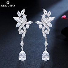 【Sequito】臺灣熱賣時尚設計誇張女生大花戒指微鑲鋯石鉆石戒指指環????高貴的婚禮珠寶首飾精品禮物????R005 歷史價格詳細信息